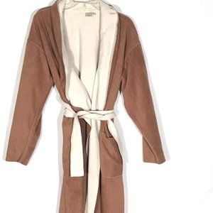 Donna Karan Plush Reversible Robe Lounge Size Small
